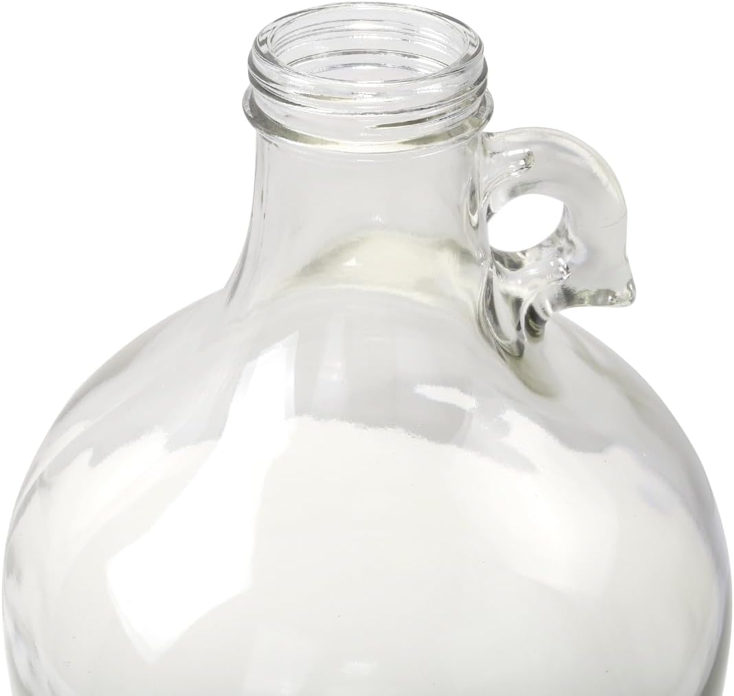 SZZ 5 Litre Glass Demijohn Fermenter with Screw Top Lid Heavy Duty Clear NEW