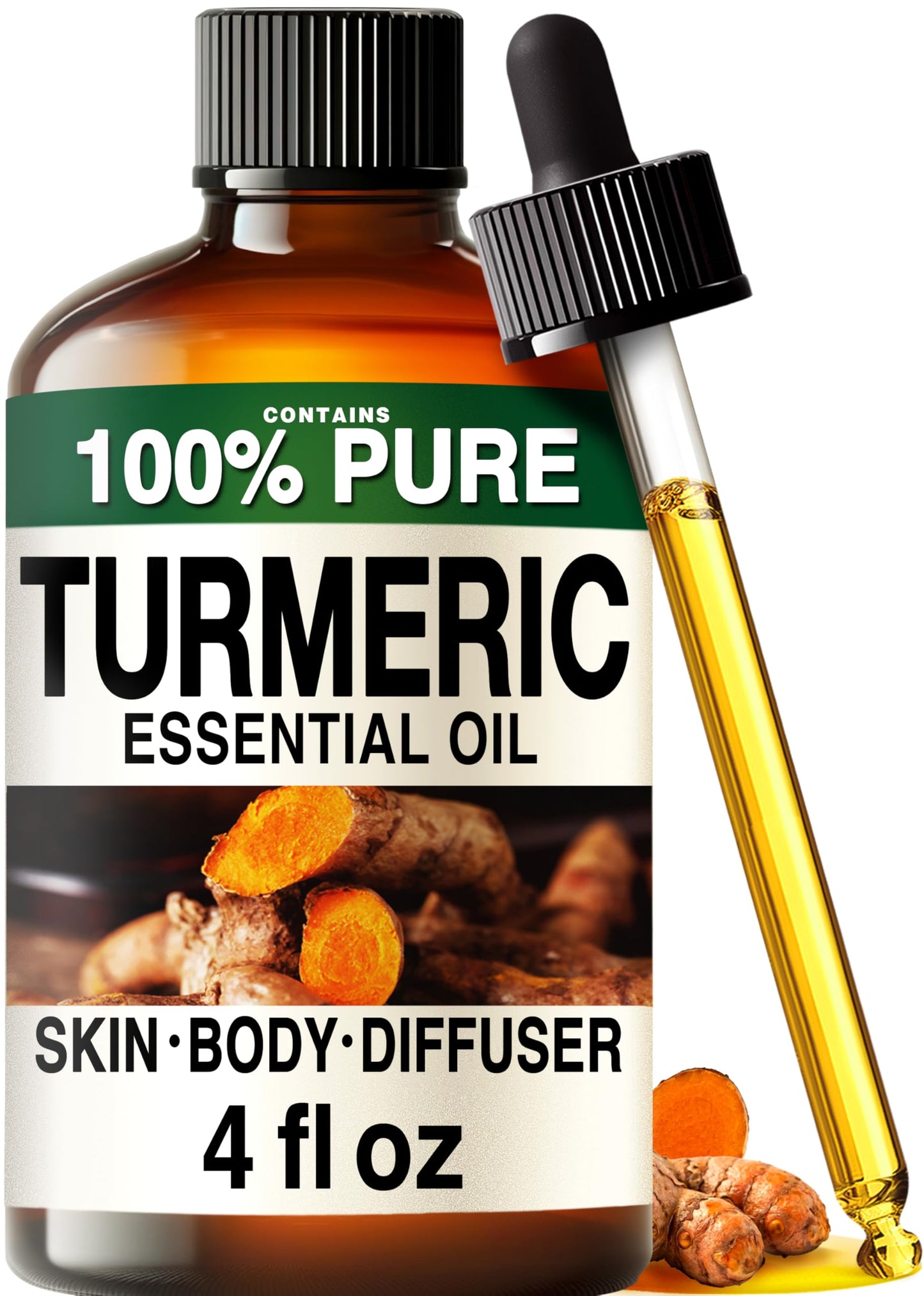 KUKKA 100% Pure Natural Turmeric Essential Oil 118ml Aromatherapy Diffuser NEW