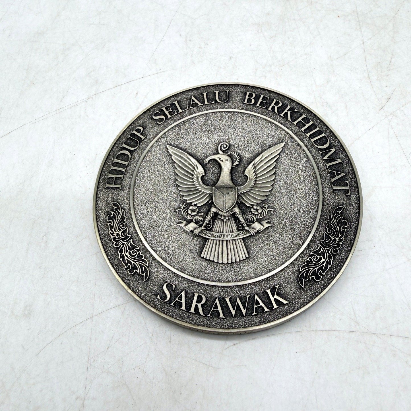Sarawak Commemorative Silver Collectible Coin Medal - Unique Souvenir Gift