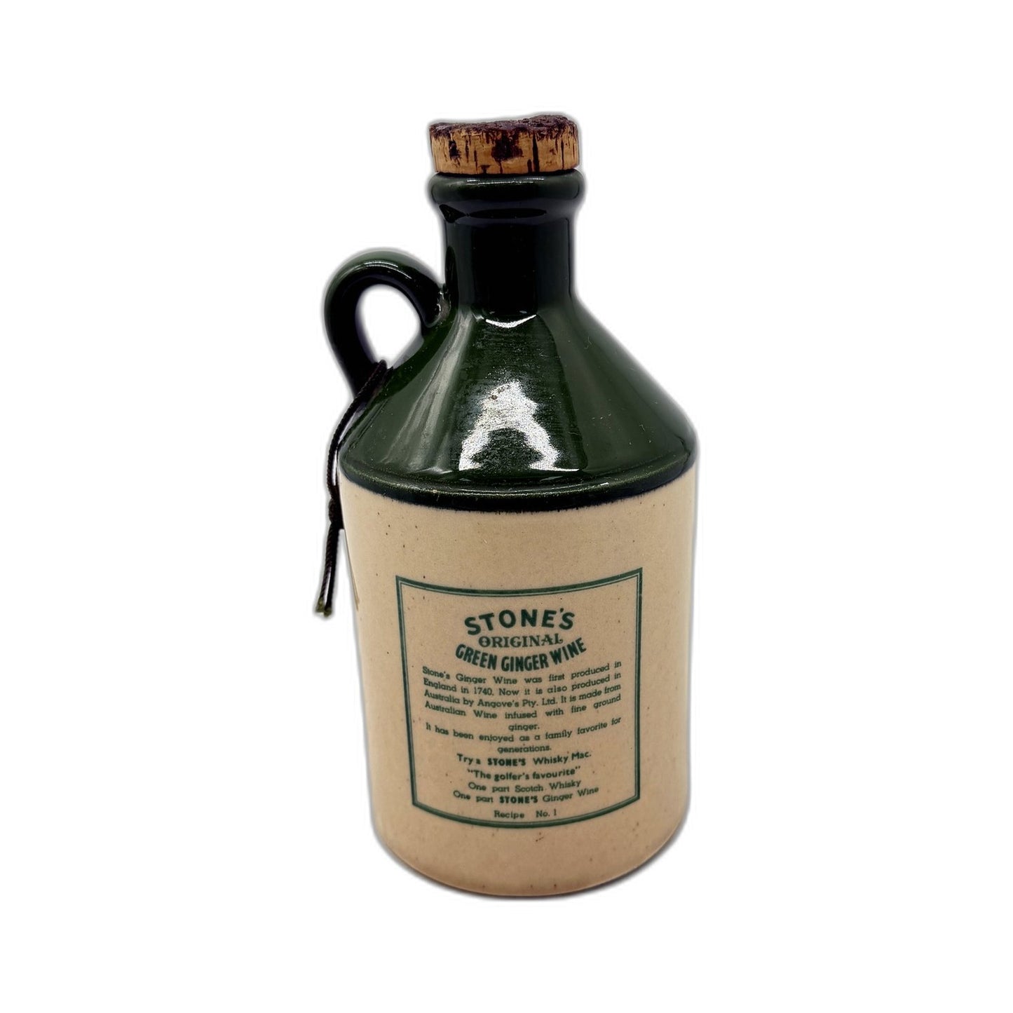 VINTAGE Stone's Original Green Ginger Wine - 750ml Bottle of Authentic