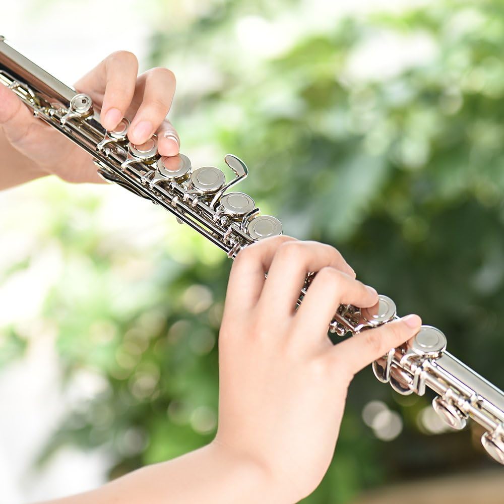 YaSao Closed Flutes Hole Cupronickel C Key Flute Instrument For Beginners NEW