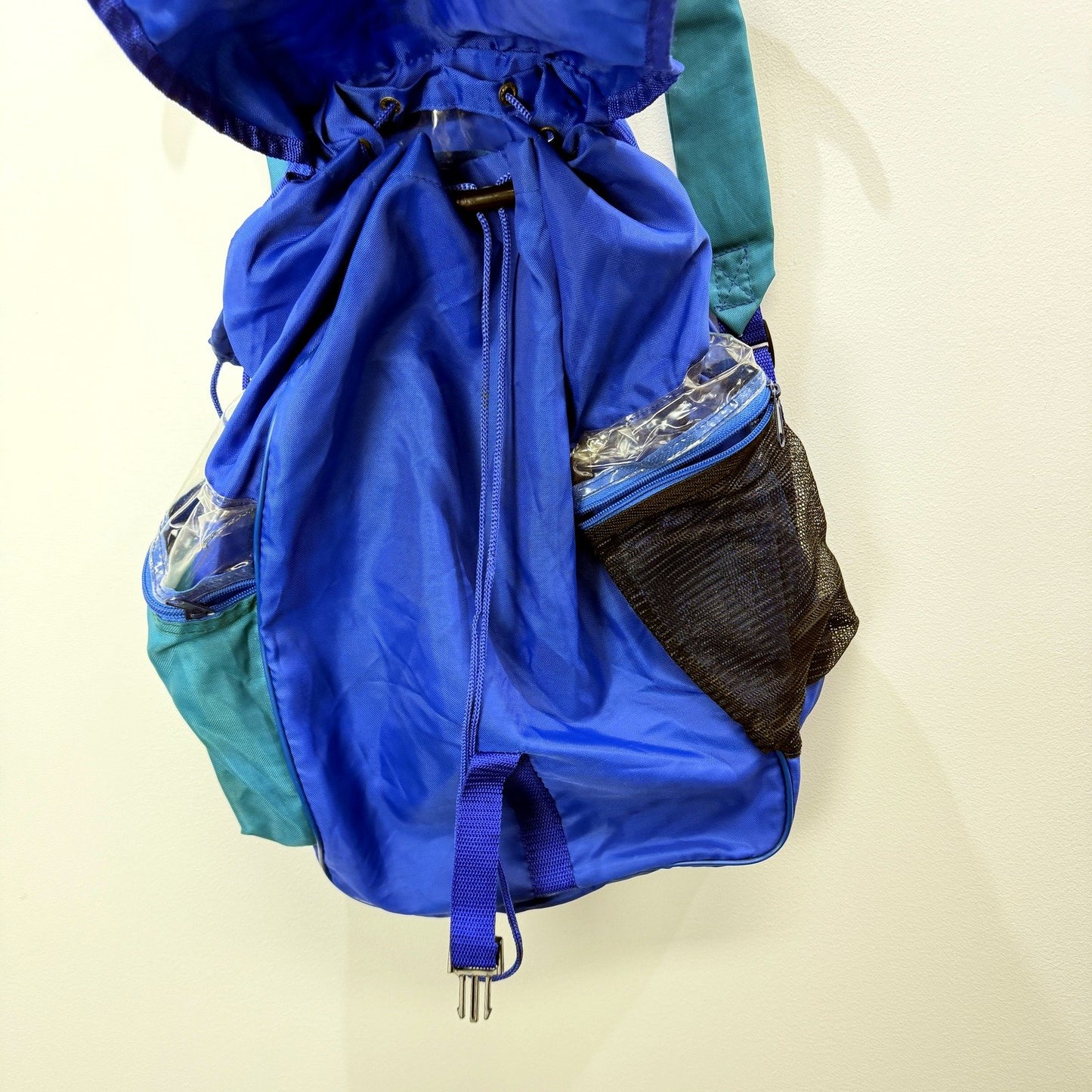 COLLECTABLE Speedo Australia Pan Pacs 1997 Backpack Nylon Blue Teal Lightweight