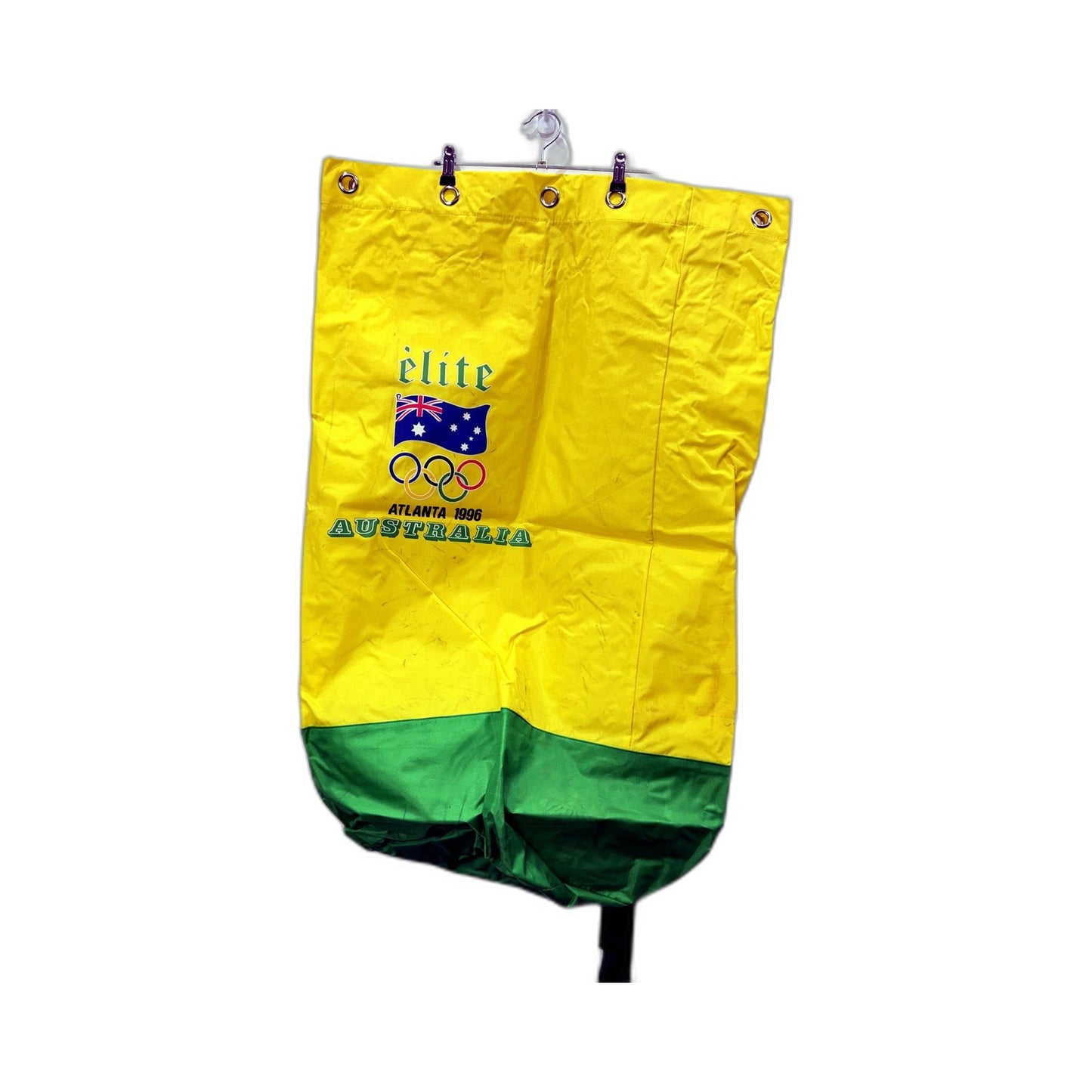 VINTAGE 1996 Atlanta Olympics Australia Team Ball Equipment Carry Bag Gold Green