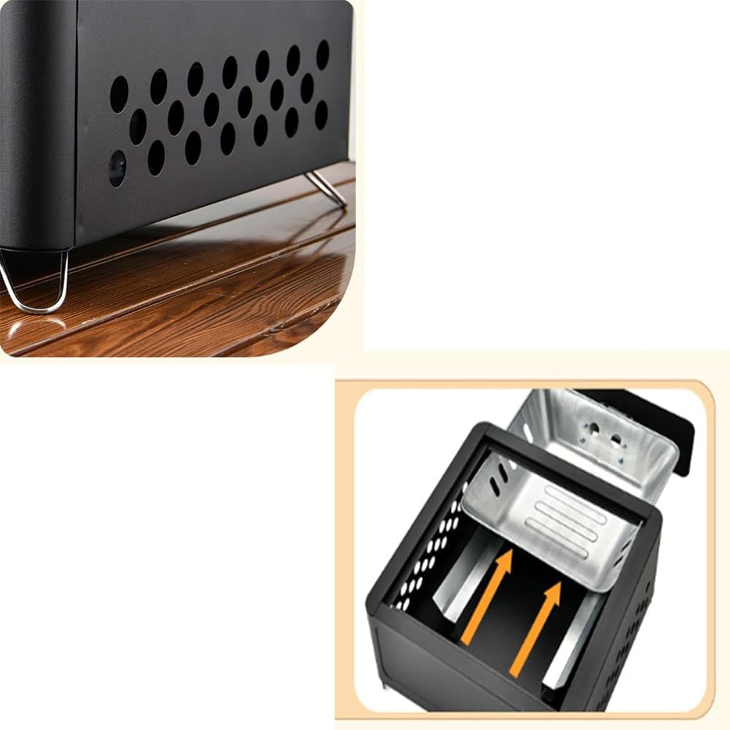 Portable Charcoal Grill Tabletop BBQ Stove for Camping Backyard Picnics NEW