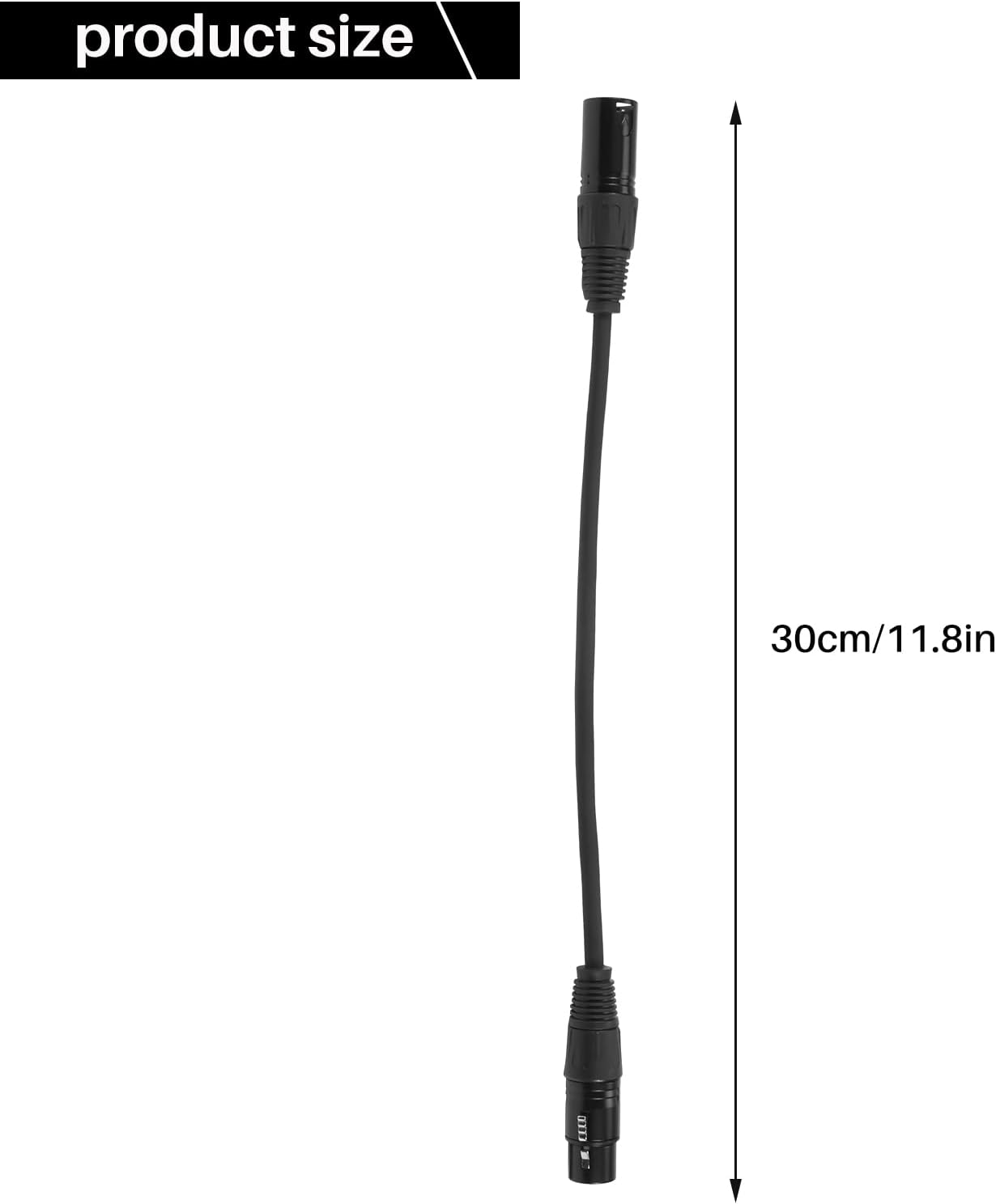 Yieidui 3 Pin to 5 Microphone Audio Adapter Connector Cables NEW