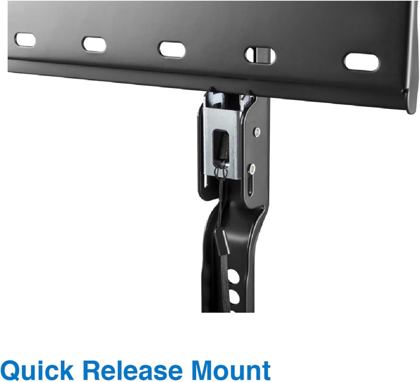 Laser Ultra Slim Fixed TV Wall Mount Bracket for 43-80 Inch TVs in Black DEMO