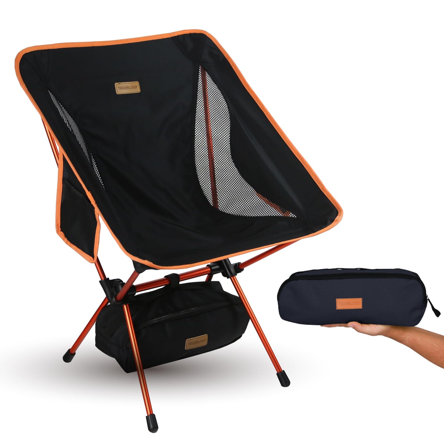 Trekology Ultralight Chairs Portable Camping Chair Compact Folding Lava DEMO