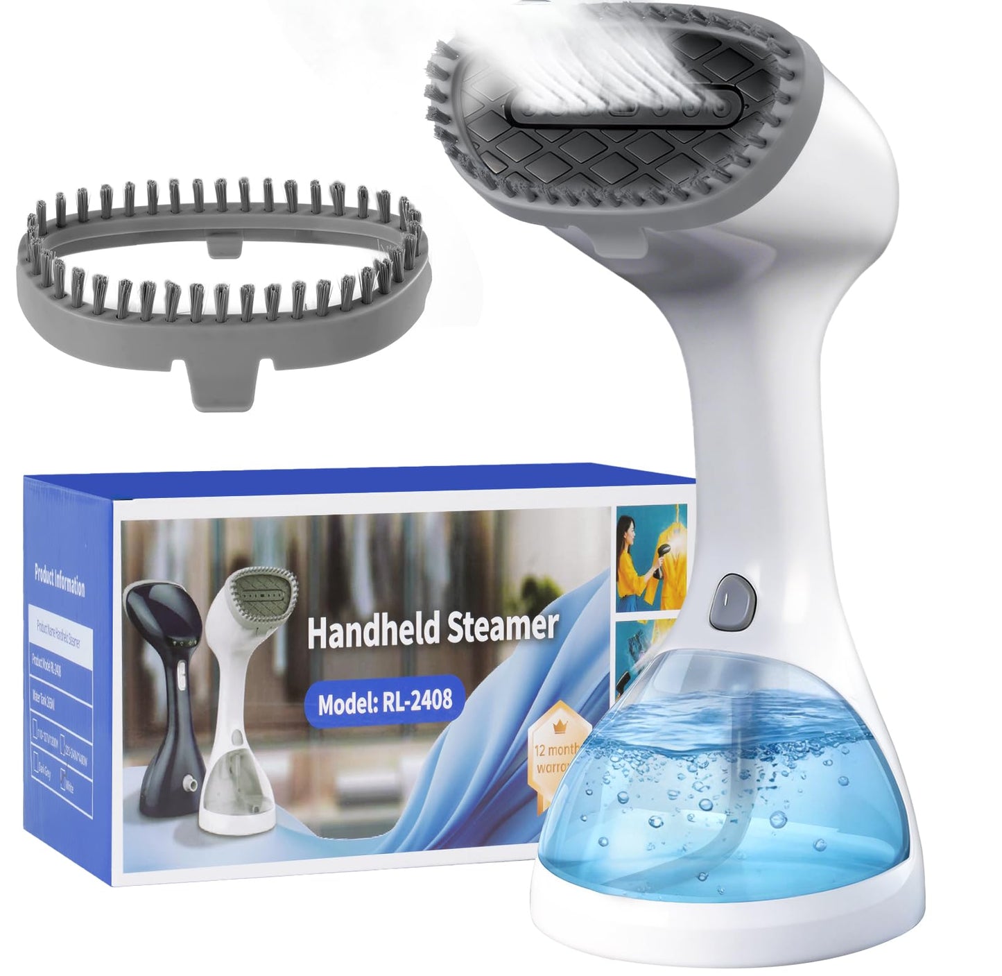 Intellihome 1500W Handheld Steamer for Clothes Portable Wrinkle Remover DEMO