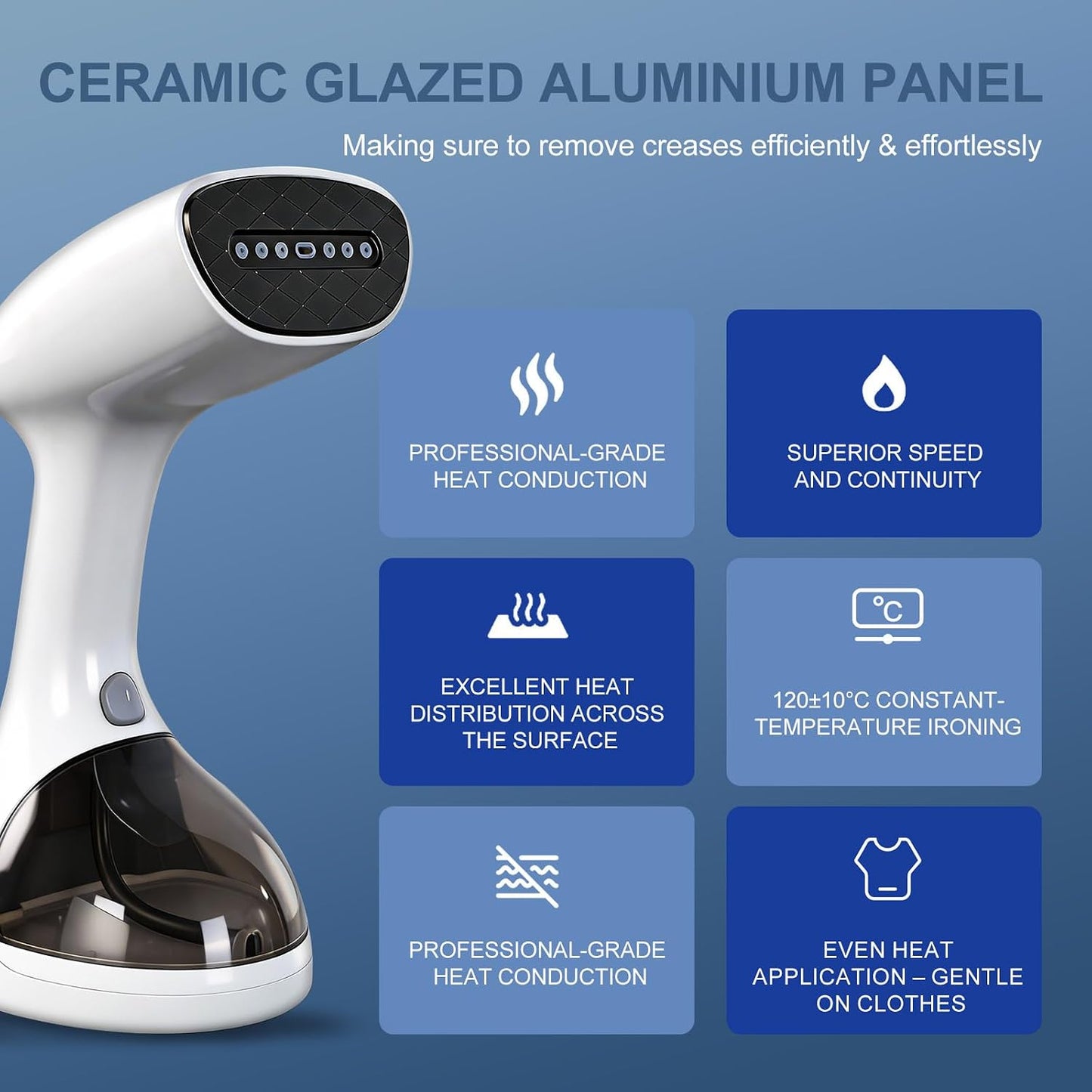 Intellihome 1500W Handheld Steamer for Clothes Portable Wrinkle Remover DEMO