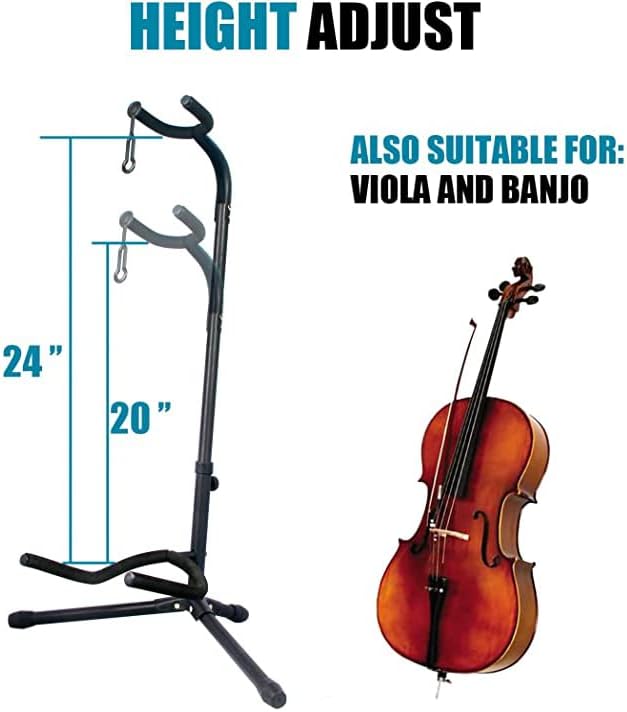 PETHOMEAU Adjustable Single Guitar Stand for Electric, Classical Guitars NEW