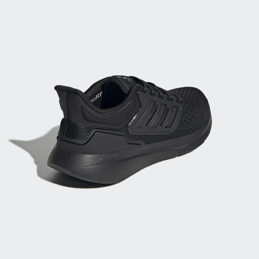 adidas Solid Black EQ21 Run Mesh Road Running Shoes Womens US 10 NEW