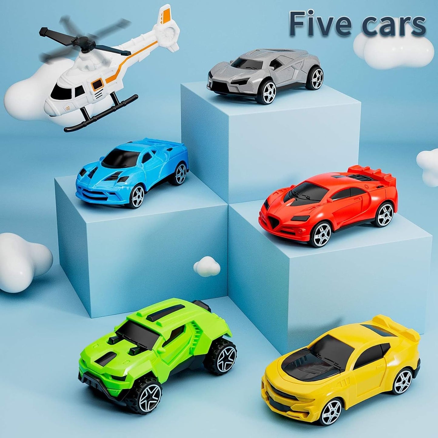 KANG DI LA Large Multicolor Aircraft Plastic Toy Cargo Plane for Kids & DEMO