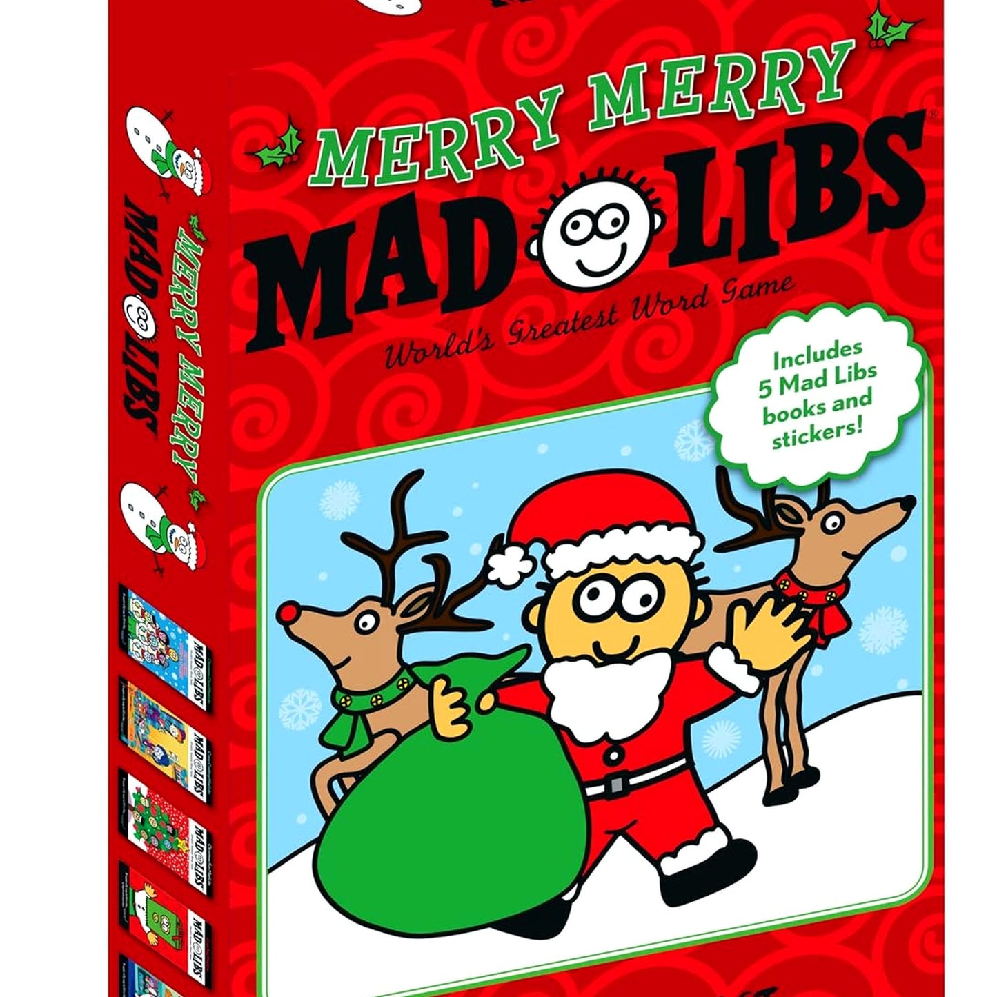 NEW & SEALED Merry Merry Mad Libs: Includes over 100 Stories and Stickers