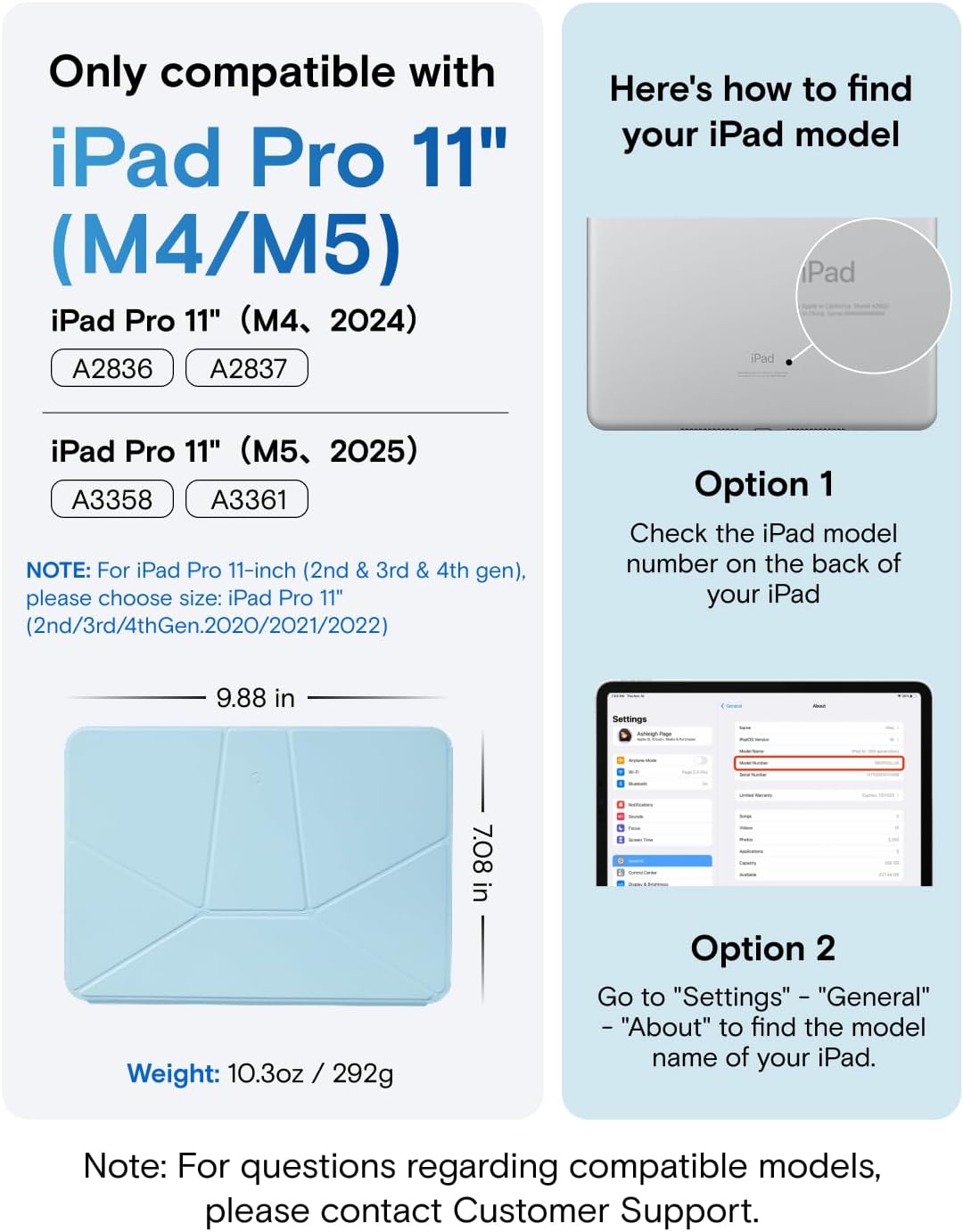 MOFT Slim Cases Magnetic Folio Case for iPad Pro 11-inch Soothing Mist x NEW
