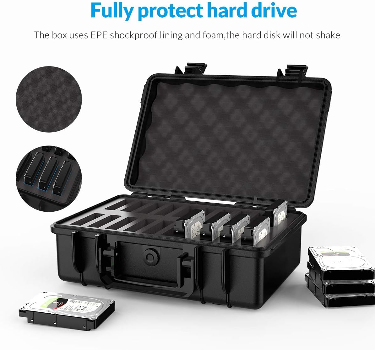ORICO 20 Enclosures Bay Hard Drive Storage Case Protective Enclosure NEW