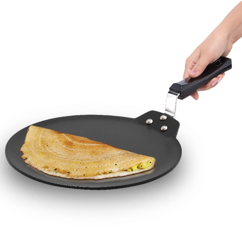 Futura Induction Compatible Non-Stick Dosa Tava Frying Pan 30cm Diameter DEMO