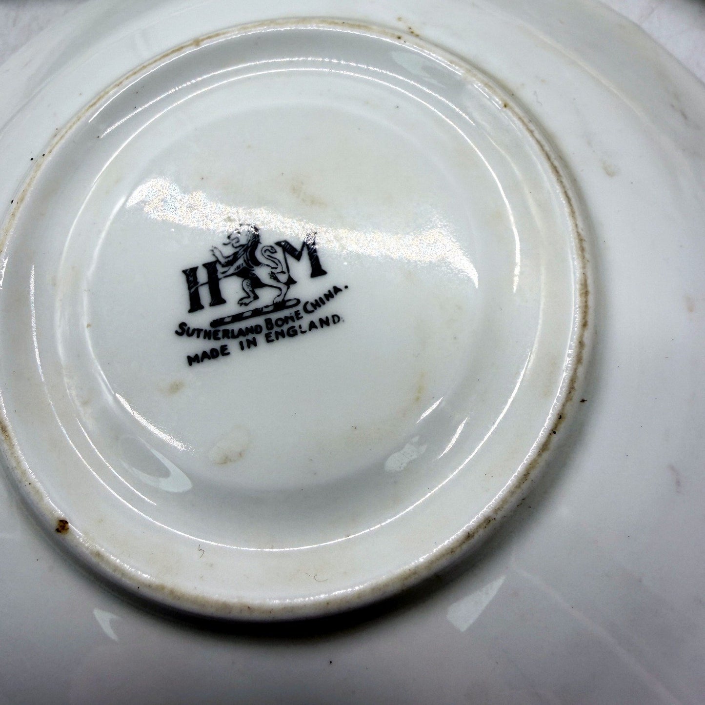 VINTAGE 10Piece Assorted Brands Floral Fine Bone China Saucer & Small Plate Set