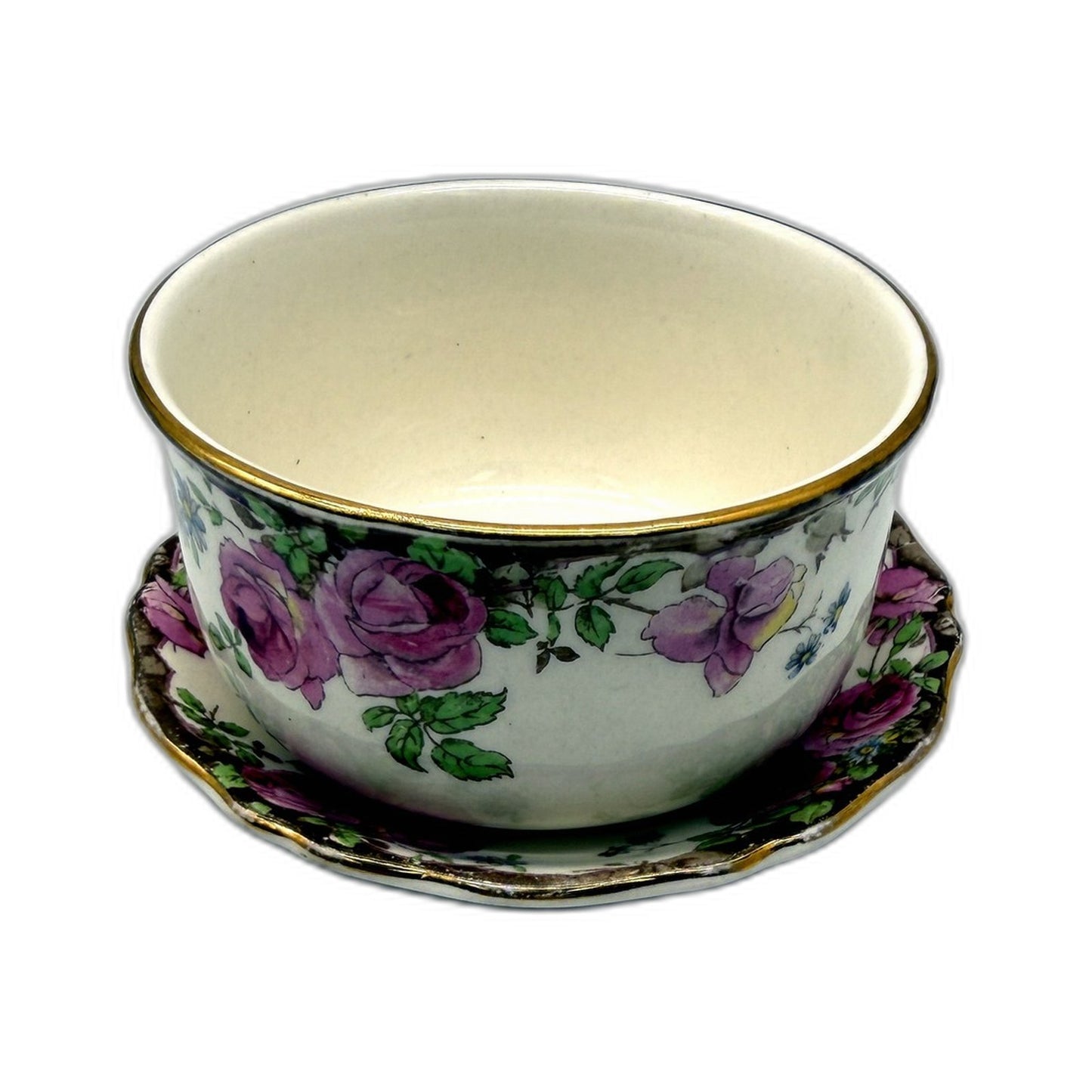 VINTAGE Royal Doulton English Rose Decorative Small Ceramic Bowl & Trinket Dish