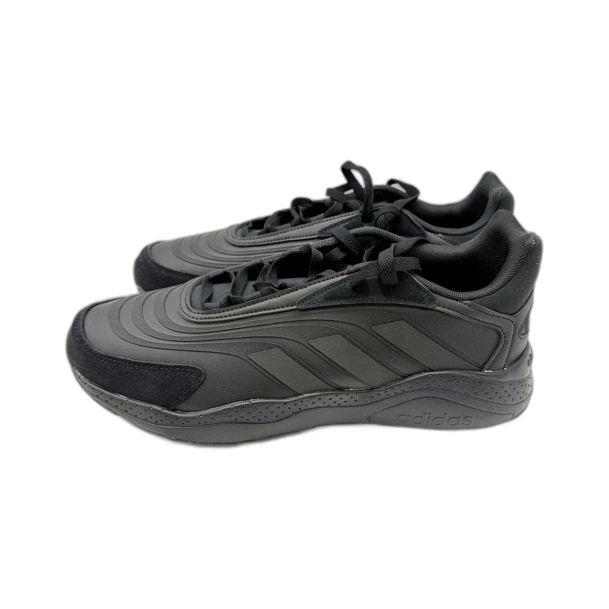 adidas Mens Crazy Chaos 2.0 Solid Black Running Sneakers - US Size 11.5 NEW
