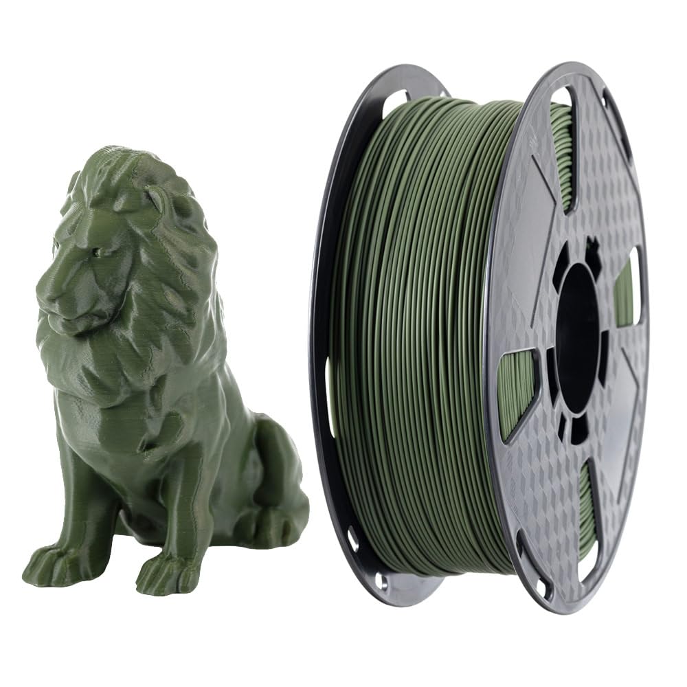CC3D Olive Green 1.75mm 1KG PLA 3D Printer Filament for Crafting NEW