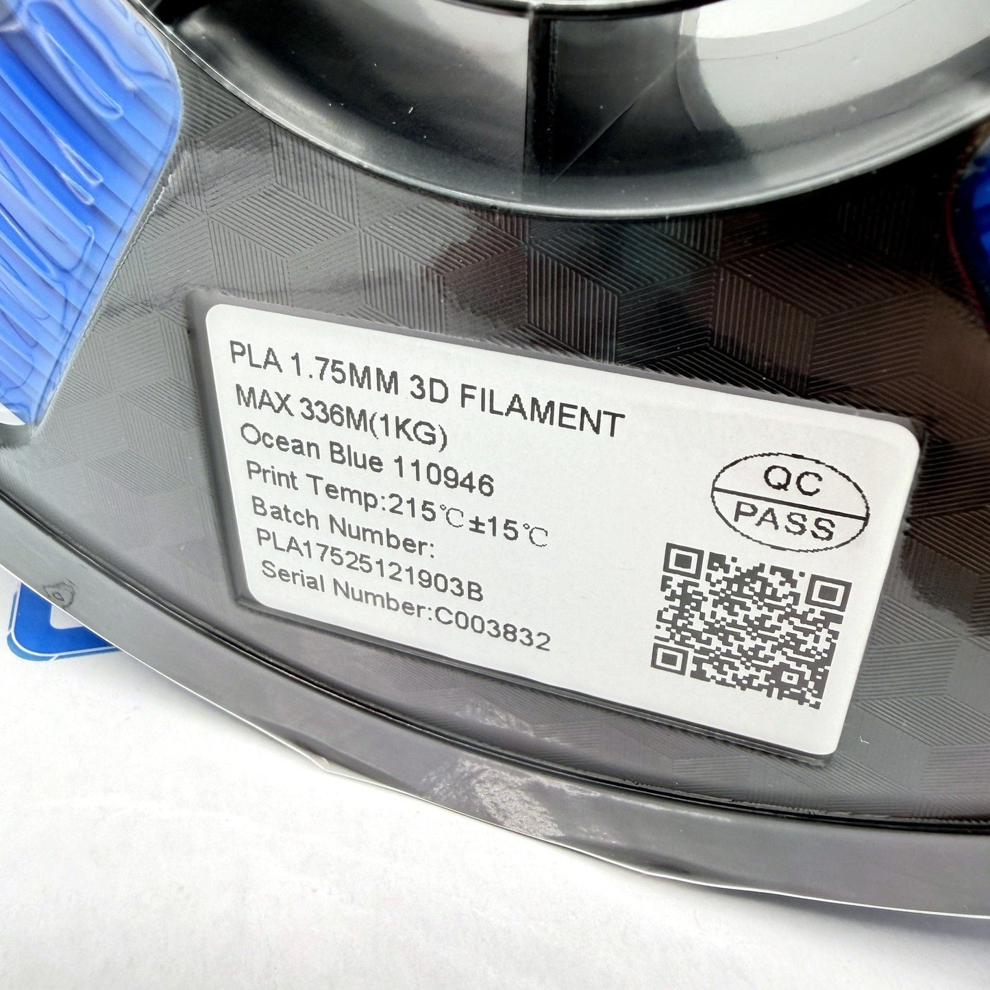 CC3D Ocean Blue 3D Printer PLA Pro Plus Filament, 1.75mm Diameter NEW