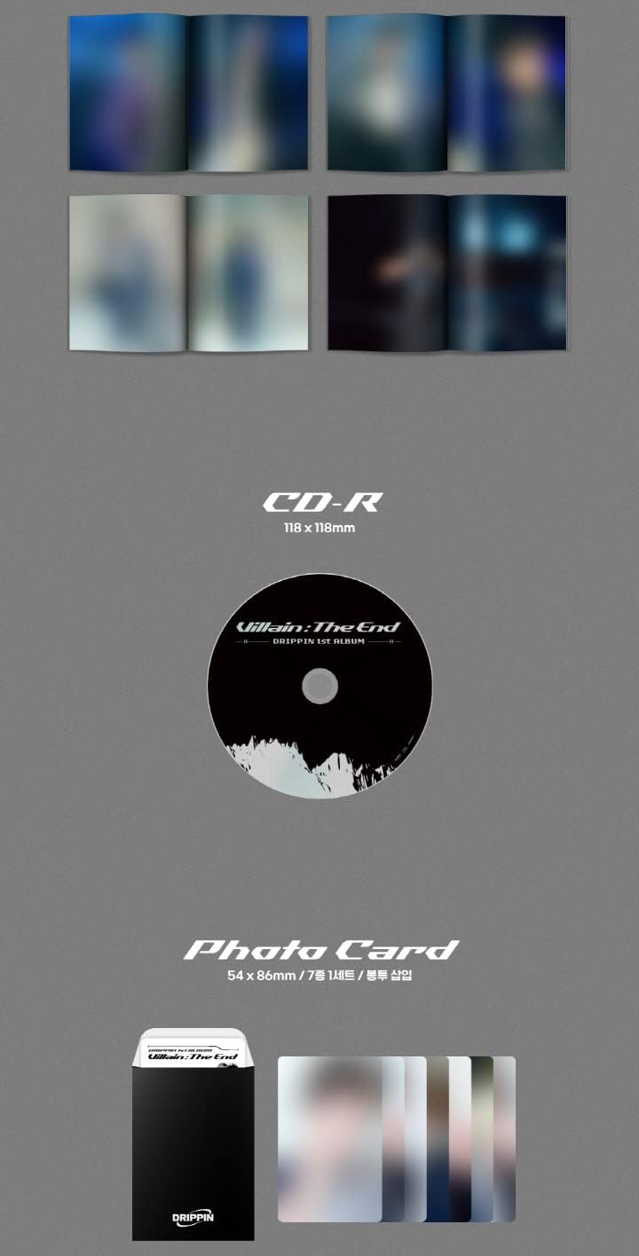 DRIPPIN The End 1st Album Limited Edition CD Photobook Photocards K-Pop NEW