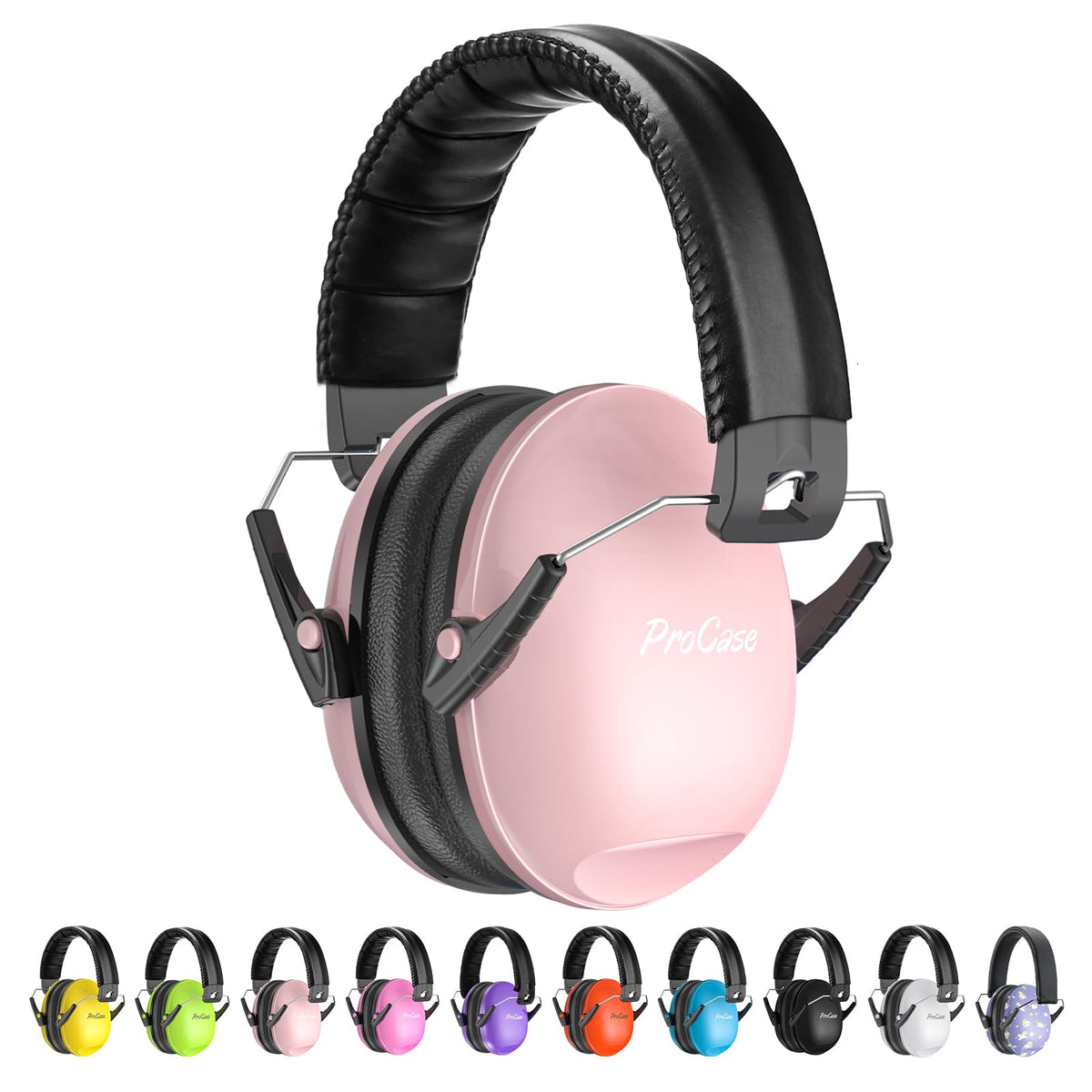 ProCase Noise Cancelling Headphones Toddler Lightpink Hearing Protection NEW