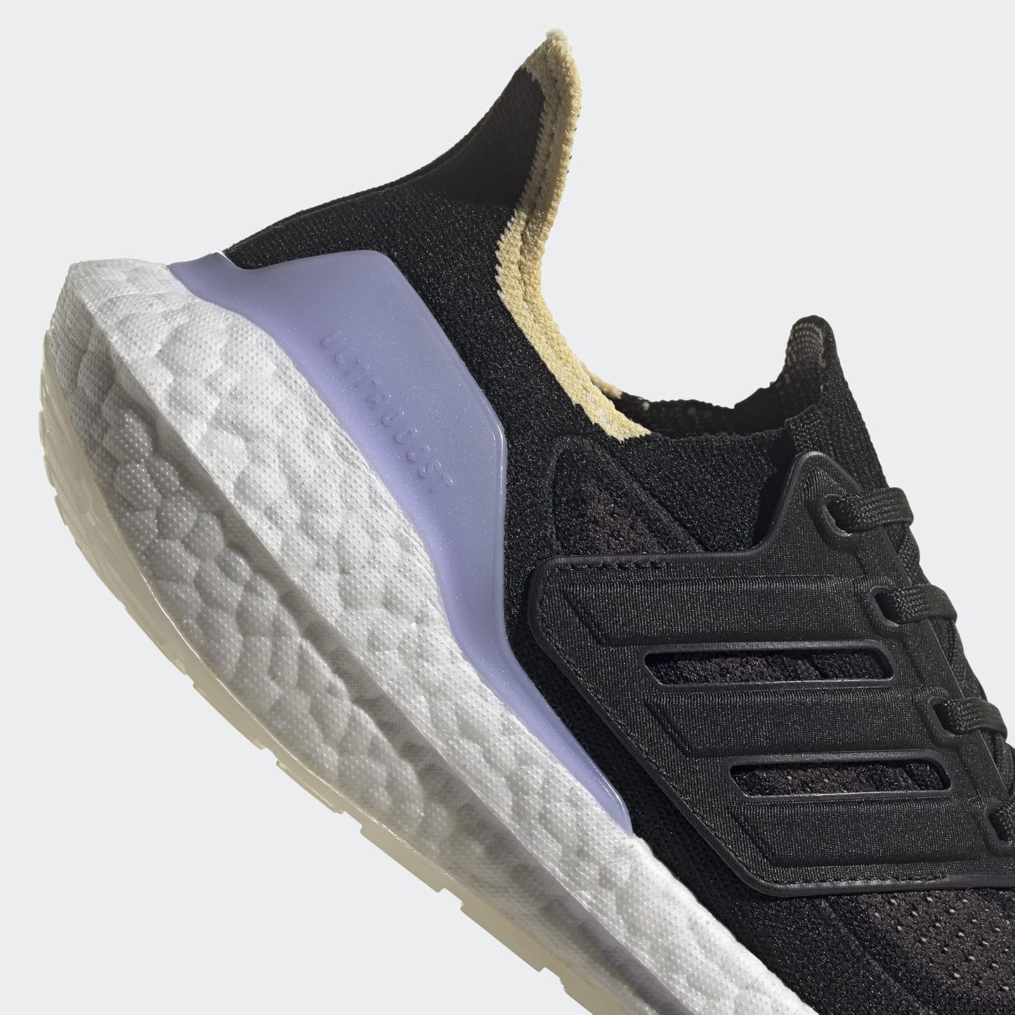 adidas Ultra Boost 21 Road Running Sneaker Purple & Black Shoes Women US 7.5 NEW