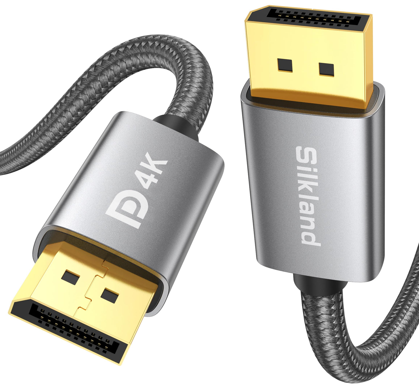 Silkland DisplayPort Cables Cable 4K@60Hz 2K@165Hz 144Hz VESA Certified 2M NEW