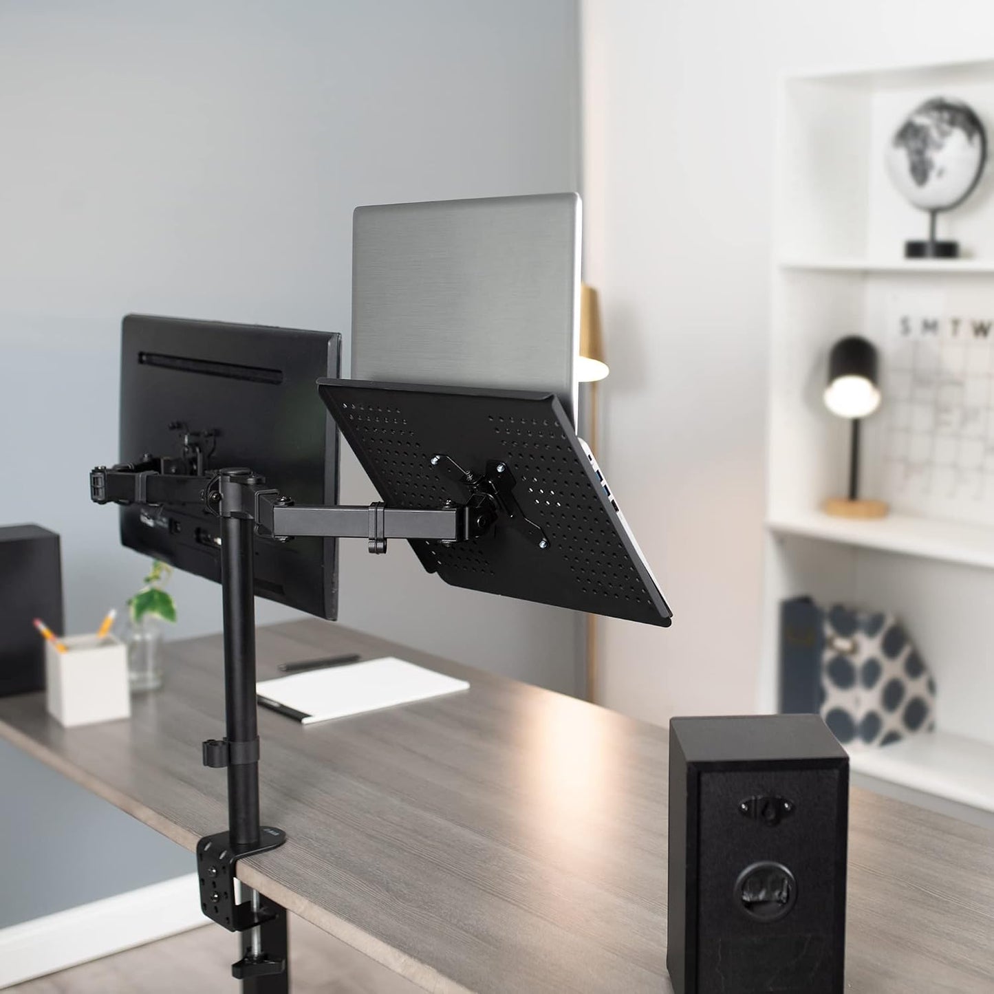 VIVO Black Steel Laptop Tray Platform for VESA Mount Stands & Mounts NEW