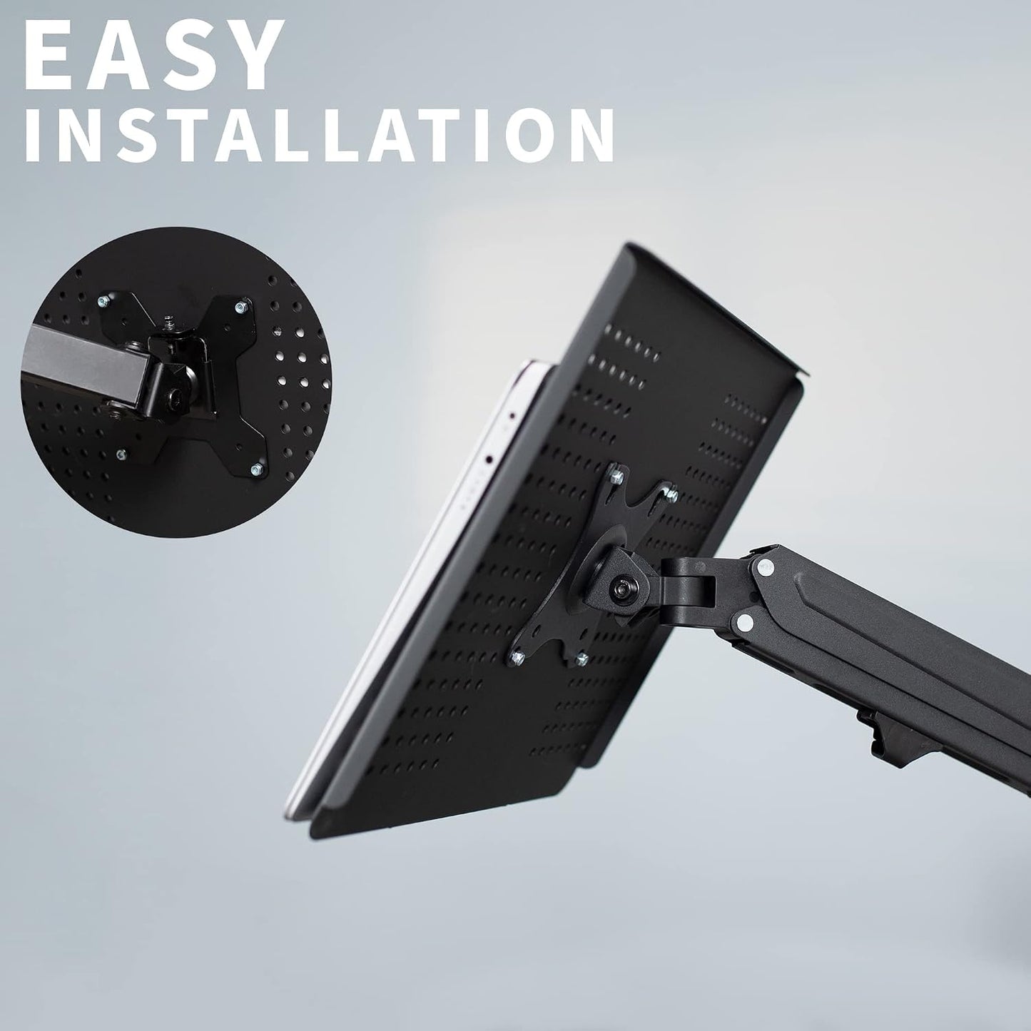 VIVO Black Steel Laptop Tray Platform for VESA Mount Stands & Mounts NEW