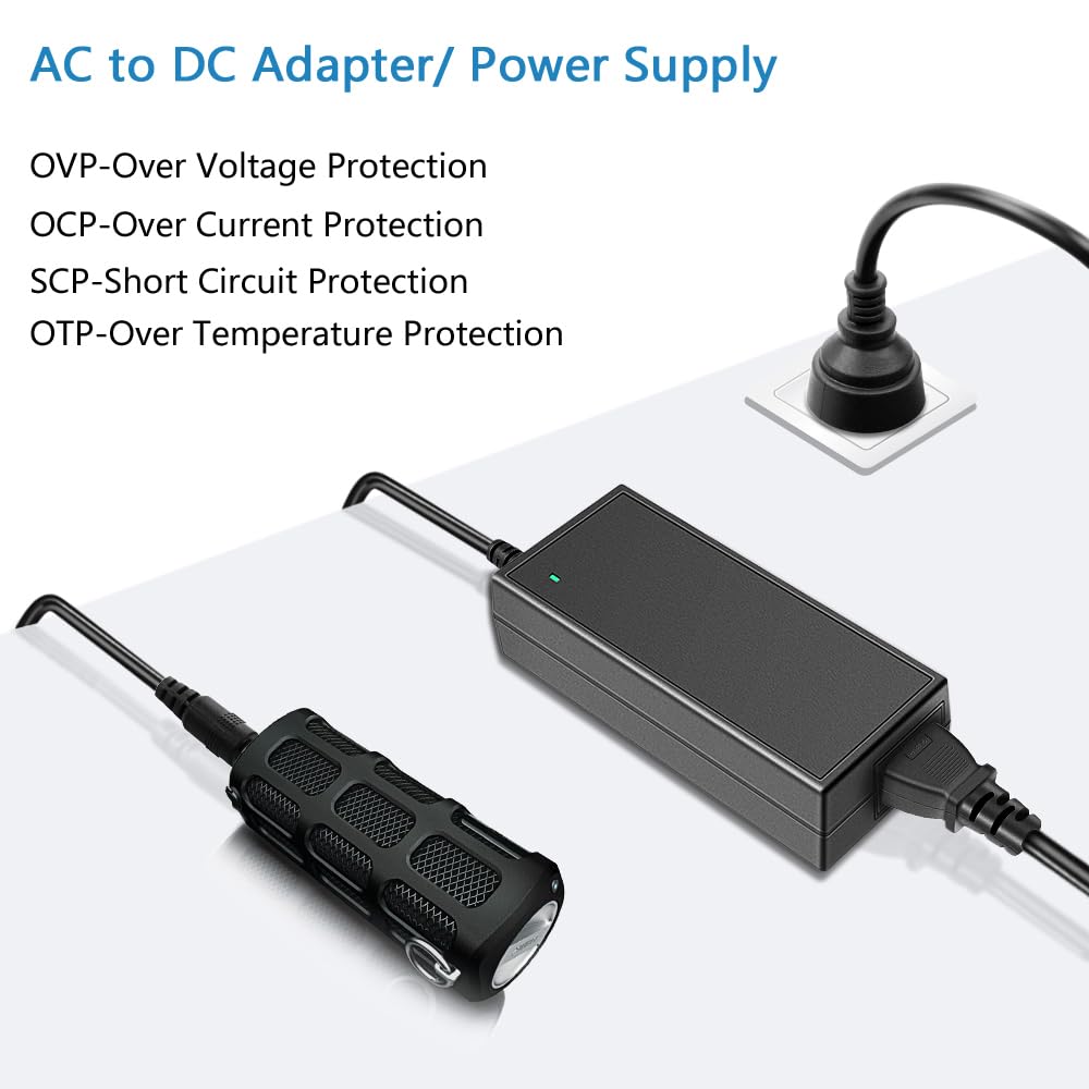 SHNITPWR 120W AC Adapters Power Adapter 24V 5A AC to DC Converter 100-240V DEMO