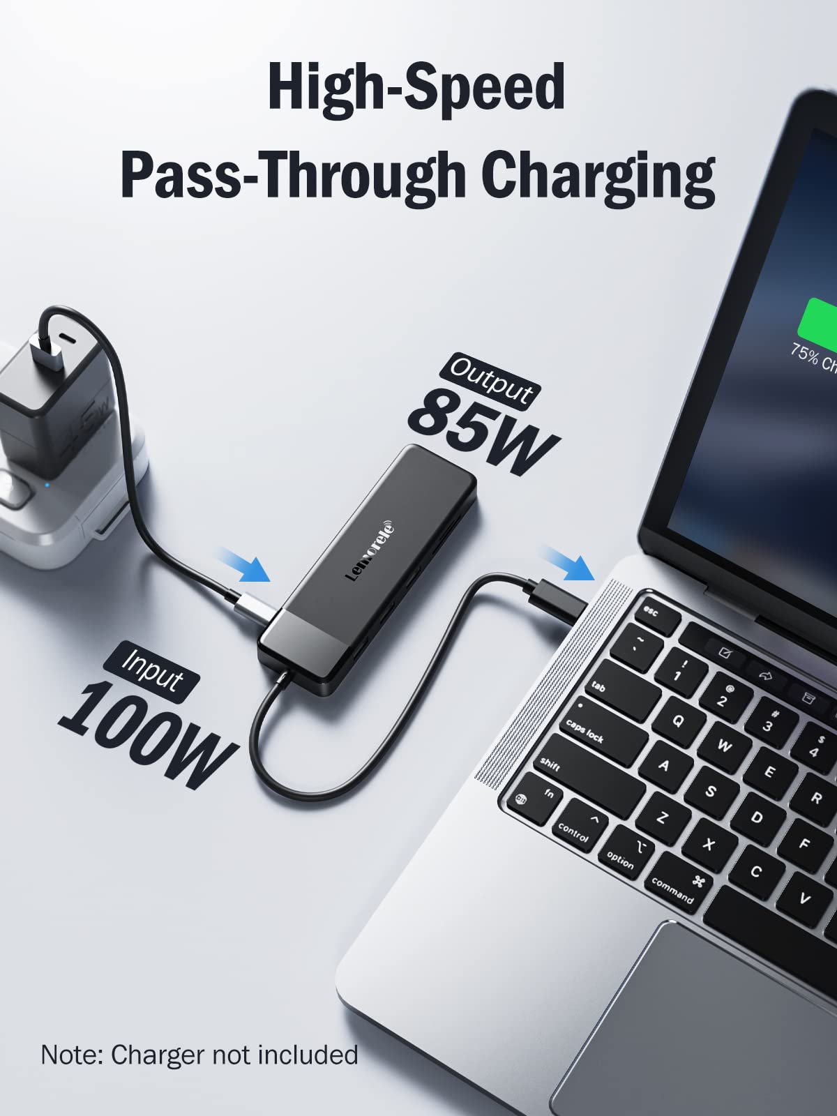 Lemorele USB-C USB Hubs Docking Station 10-in-1 Hub: 3 Displays, 2 HDMI, DEMO