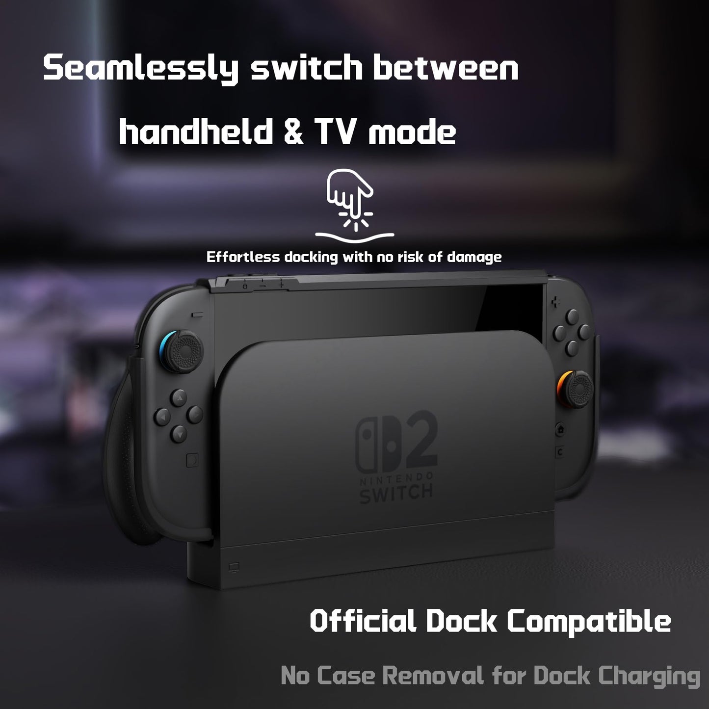 PlayVital Dockable Case Interchangeable FPS/Omni Ergon for Nintendo Switch2 DEMO