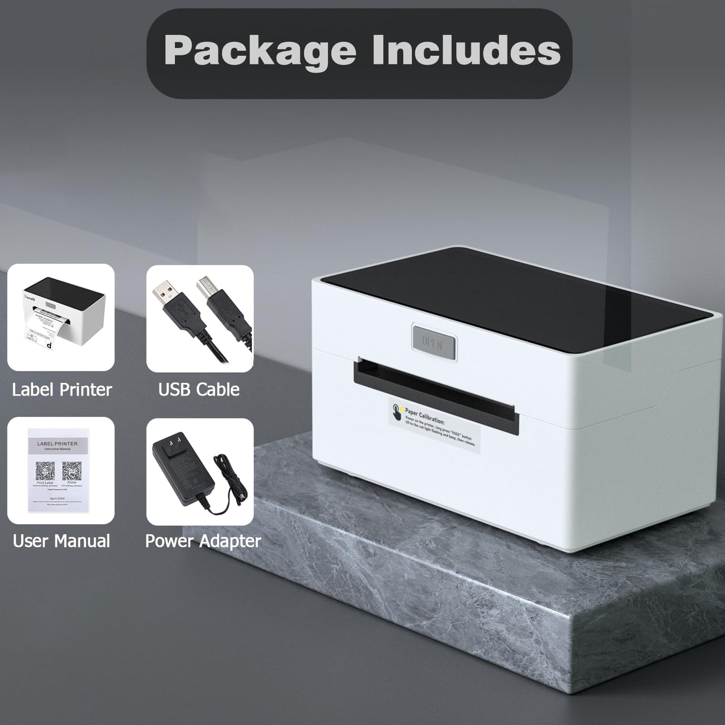 XMIHOME Portable Bluetooth Thermal Label Printer for Shipping and Mailing DEMO