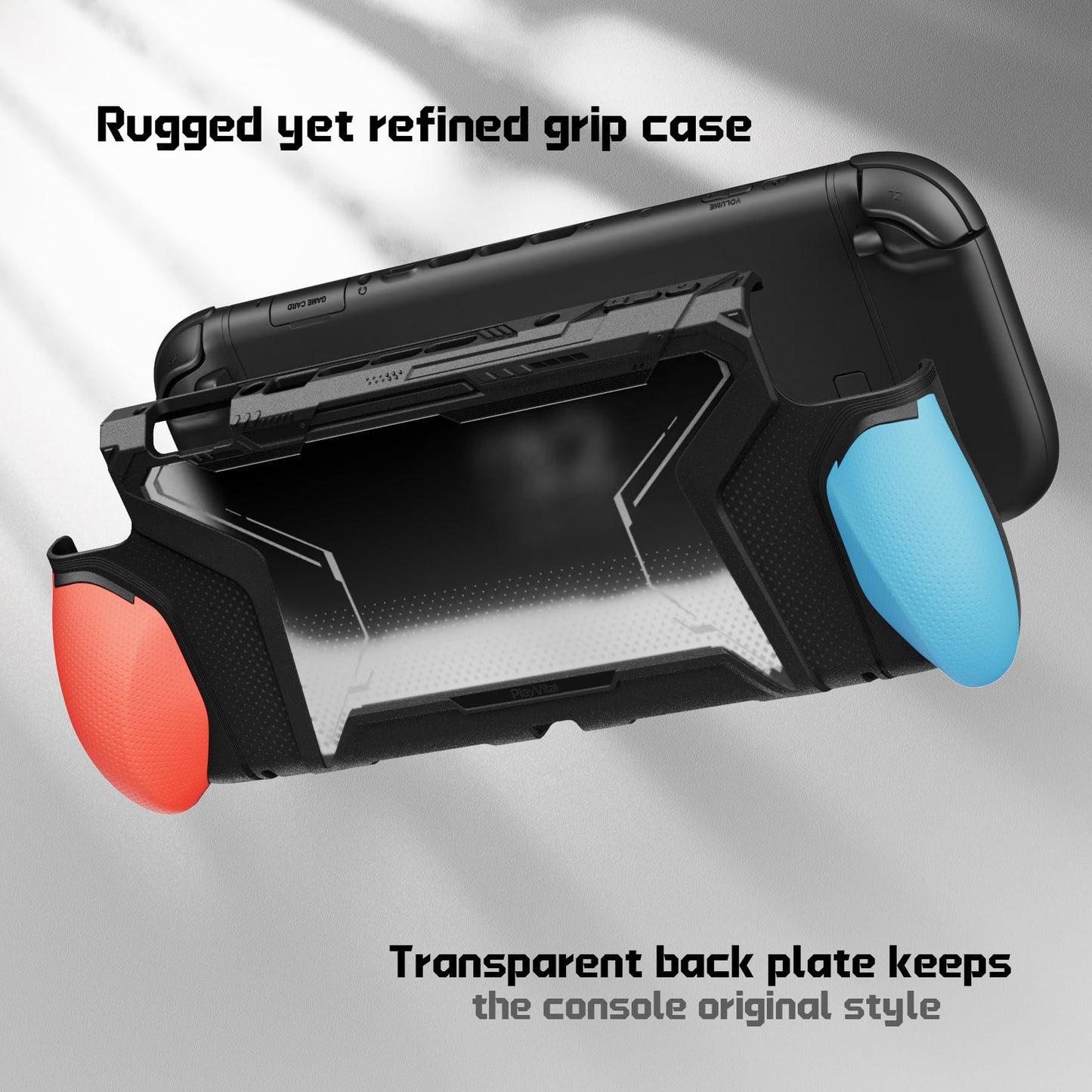 PlayVital Dockable Case for Nintendo Switch 2 Interchangeable Ergonomic DEMO