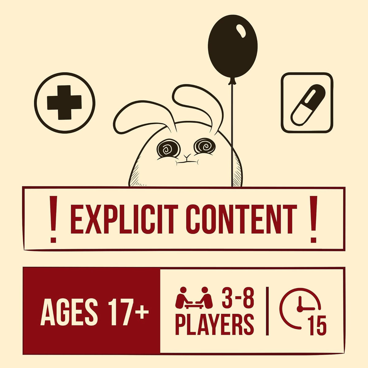Ashfly Horrible Therapist 3-8Player Card Game Hilarious Interactive Ages 17+ NEW