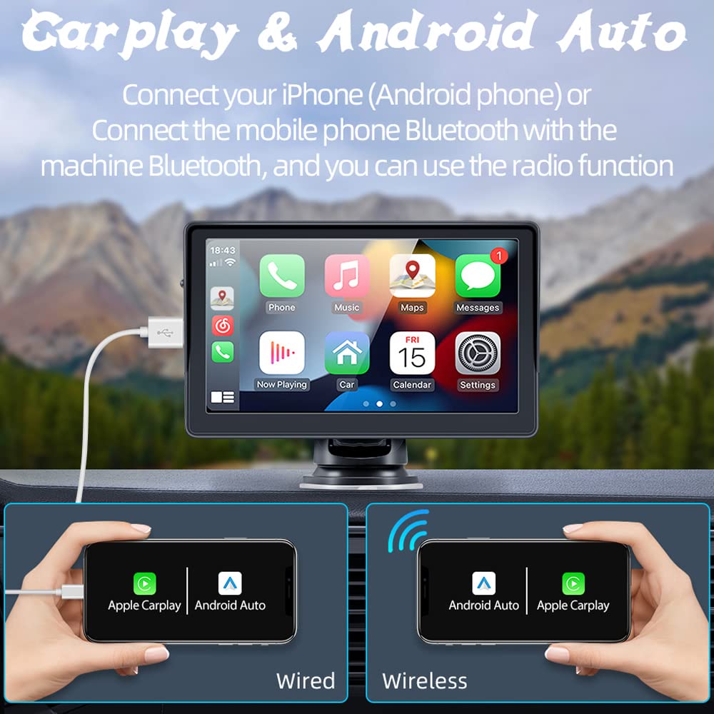 PolarLander 7-Inch In-Dash Mounting Frame for Car Monitor Radio System DEMO