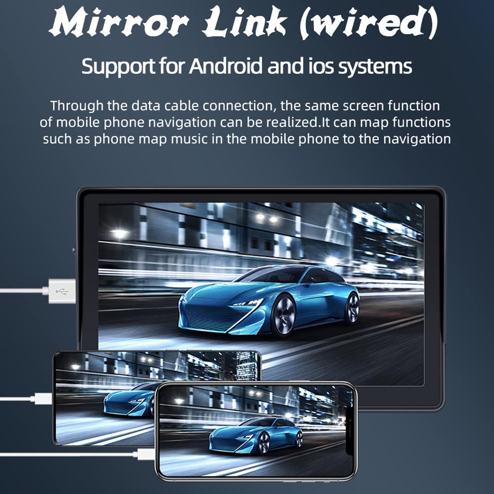 PolarLander 7-Inch In-Dash Mounting Frame for Car Monitor Radio System DEMO