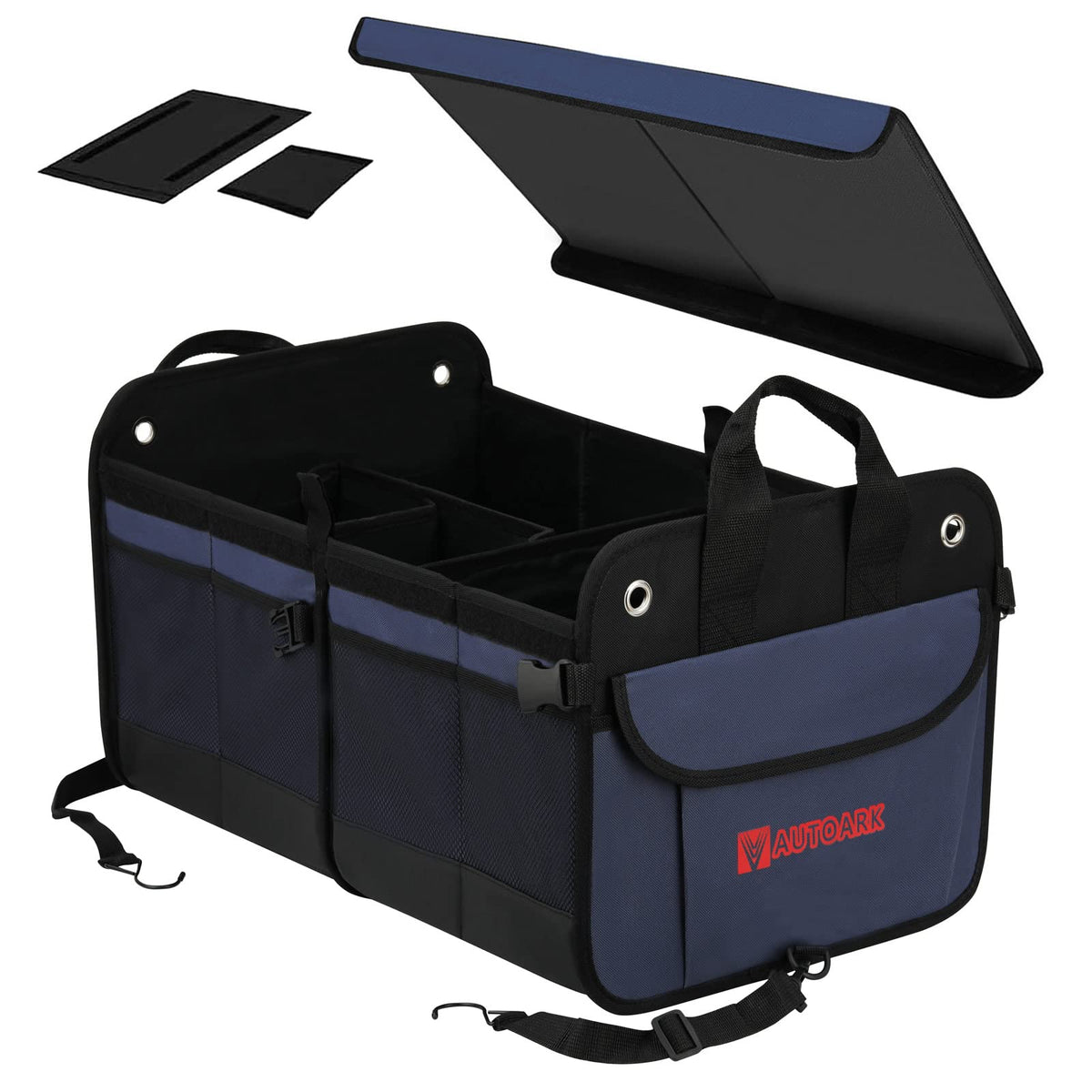 AUTOARK Multipurpose Boot Bags Car Trunk Organizer Foldable Lid Straps NEW