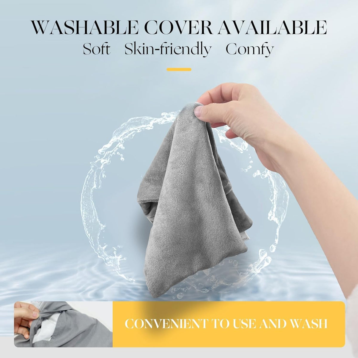 UNCN Wheat Bag Heat Pack with Washable Cover for Relaxation Therapy NEW