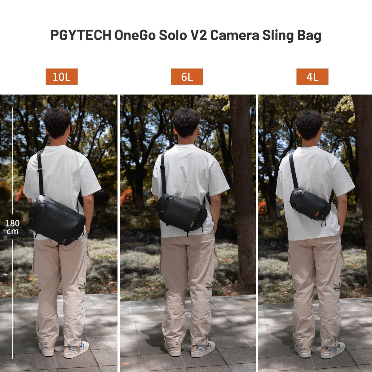 PGYTECH OneGo Solo V2 Crossbody Camera Sling Bag 6L for Urban Travel NEW