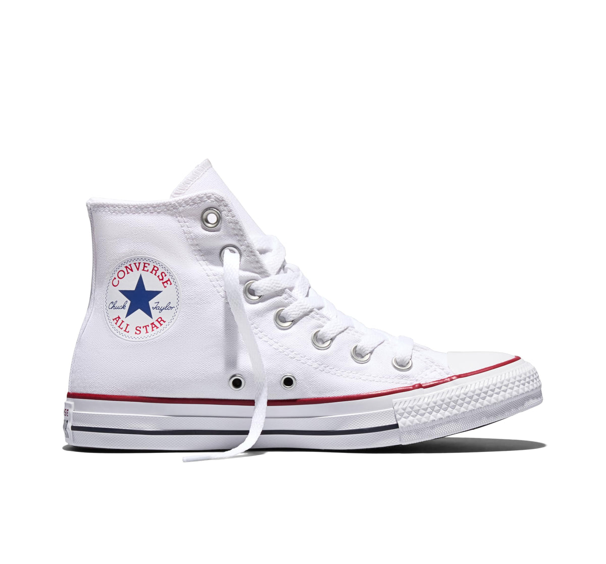 Converse Chuck Taylor All Star Canvas High Top White Trainers Mens US 9 DEMO