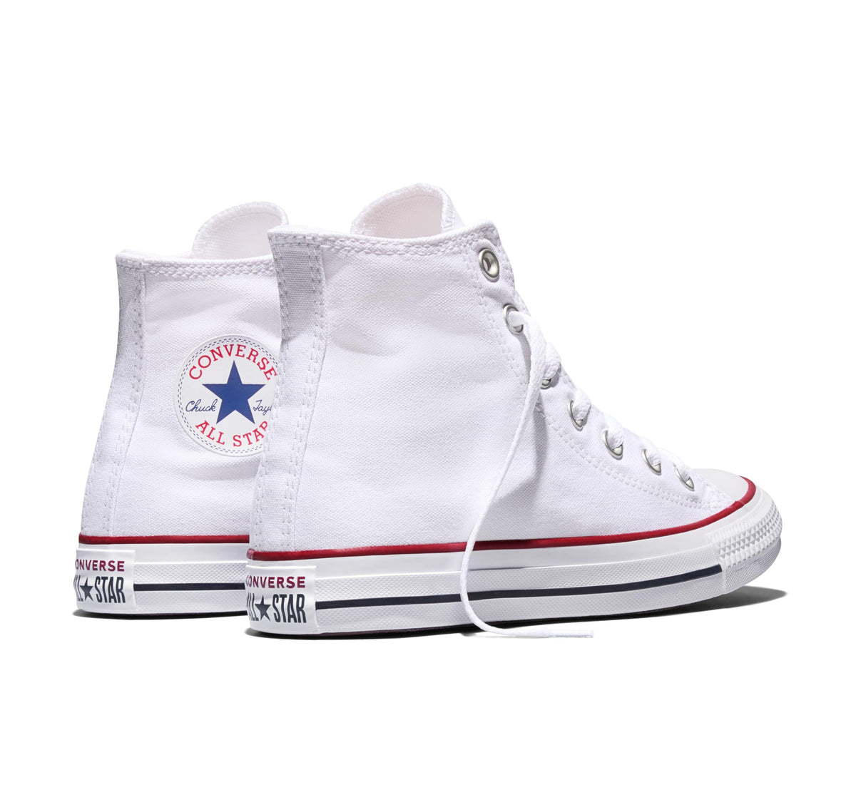 Converse Chuck Taylor All Star Canvas High Top White Trainers Mens US 9 DEMO