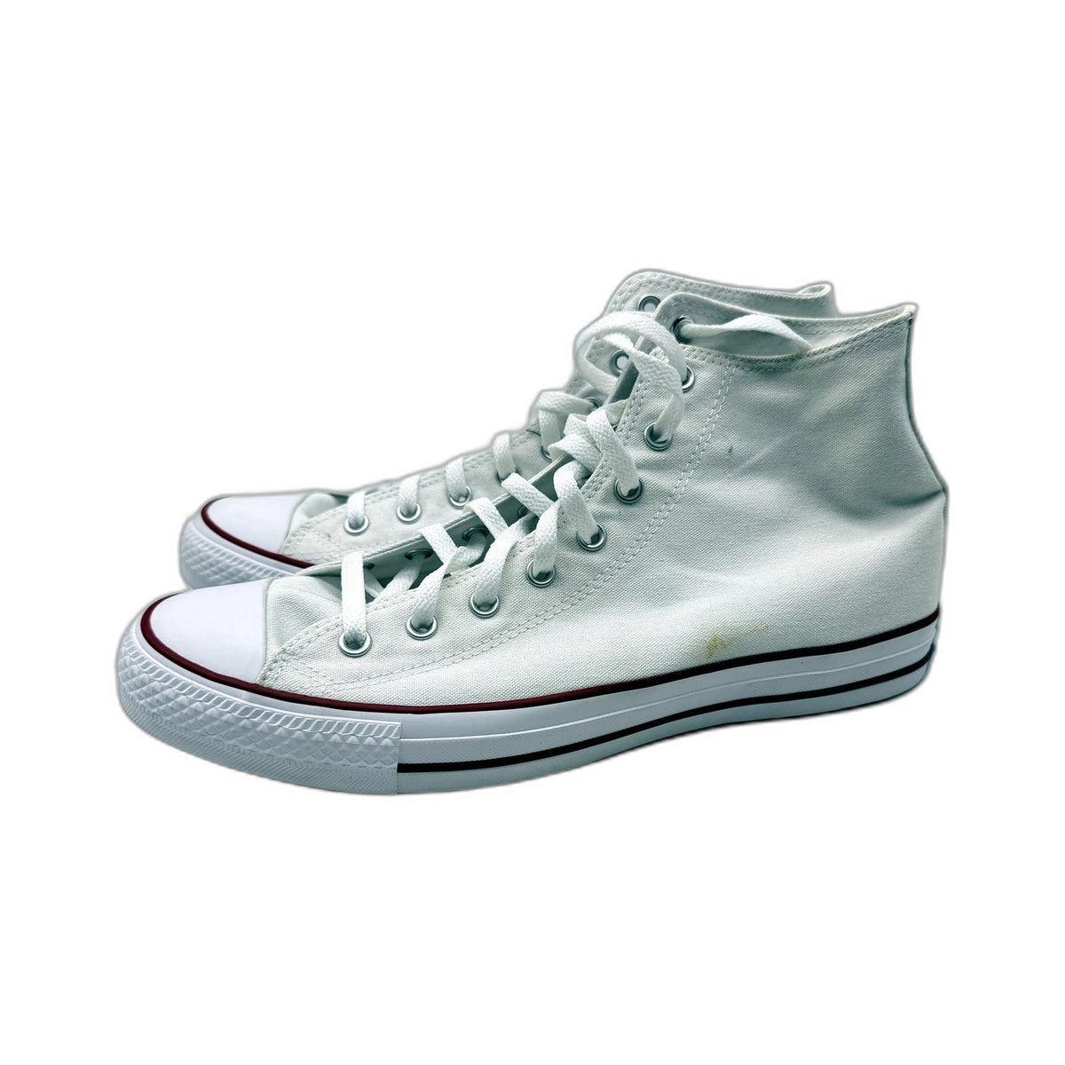 Converse Chuck Taylor All Star Canvas High Top White Trainers Mens US 9 DEMO