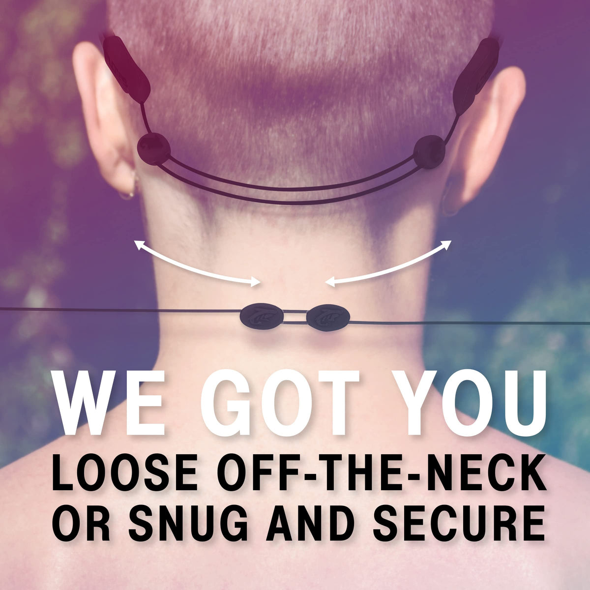 Pilotfish Unisex Adjustable Eyewear Retainer Strap Tactical Black Size 16 " NEW