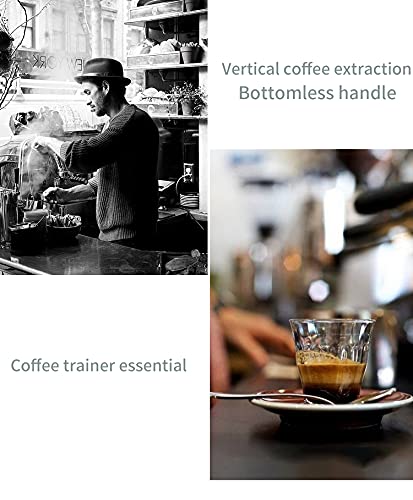 NEOUZA 51mm Espresso Bottomless Portafilter Stainless Steel Two Ear NEW