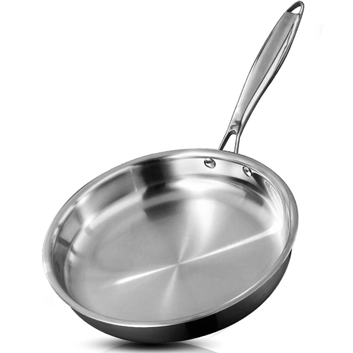 Stainless Steel Frying Pan 3-Ply Induction Cooktop Oven Safe 28cm NEW