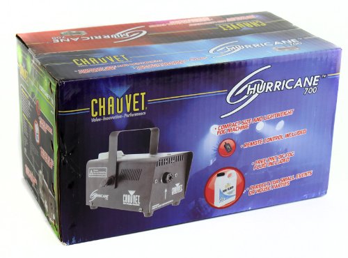 Chauvet DJ Fog Machines 700 Hurricane Fog Machine Black Professional Stage DEMO
