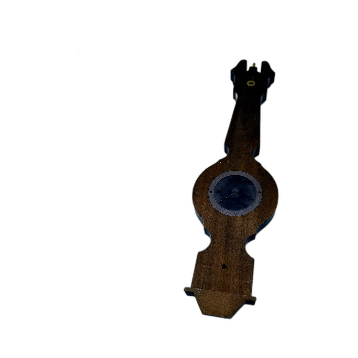 VINTAGE Stockburger Barometer Tri Function Dark Wood Brass 60cm Wall Decor